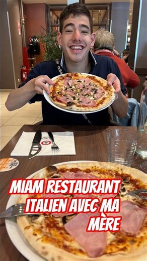 restaurant italien avec ma mère, je me suis régalée