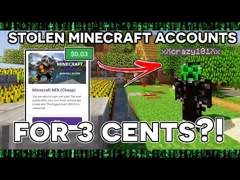 The SHADY Websites Selling STOLEN Minecraft Accounts For MILLIONS...