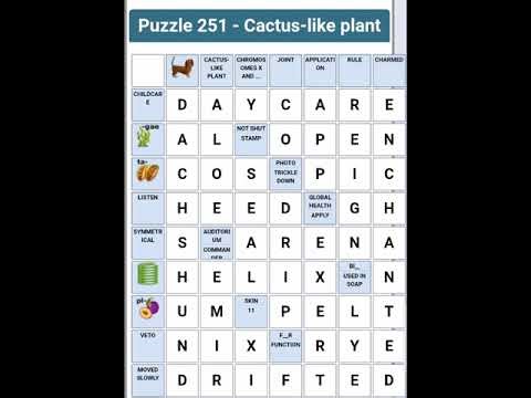 Crossword Master Word Puzzle All Levels 201 - 300 Solution Walkthrough