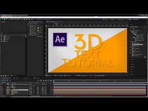 Flomotion After Effects Tutorial: 3D Text Animation in After Effects