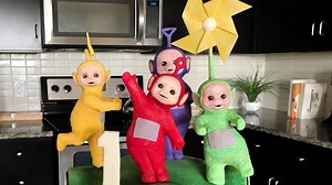 Teletubbies cake 💚💛❤️💜 | Sideserf Cake Studio