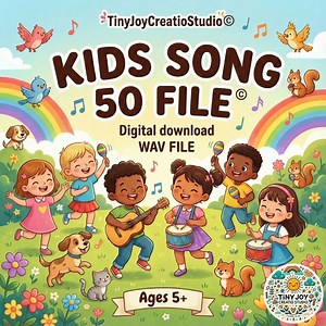 Kids Songs, 50 WAV Files, Preschool Learning (digital Download) - Etsy