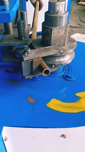 Satisfying Metal Pipe Bending Machine 🔄🛠️ | #shorts