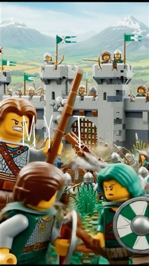Scottish Fury! ⚔️ Lego Castle Siege Stop Motion - Medieval