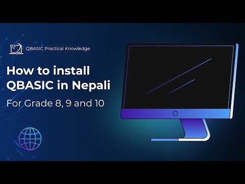 How to install QBASIC | Introduction to Programming in Nepali for 8, 9 and 10 | QBASIC in nepali