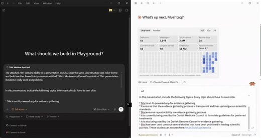 Codex and Claude Code can one-shot complete presentations.But which one is faster and better?I gave both Codex and Claude Code a sample slidedeck and my notes and asked for a PowerPoint presentation.Claude Code did it 9 minCodex in 18 minNo big differences in terms of quality.