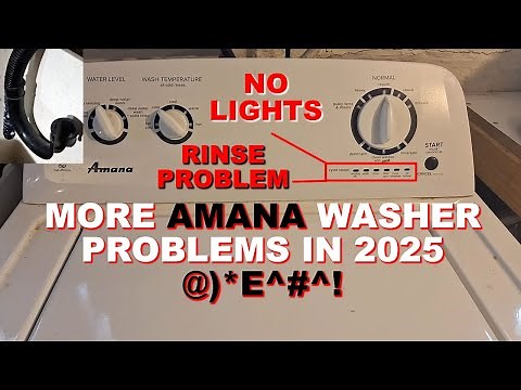 How to Fix the NEW Amana Washer Problem in 2026. 😡 LOL. SMH!!! More Fixes! #amana #amanawasher