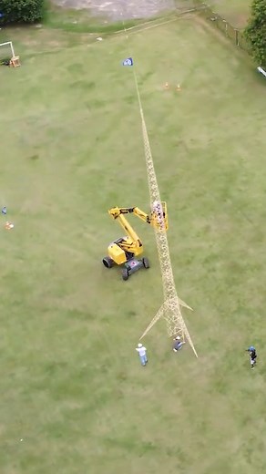 Tallest popsicle stick structure - 23.81 metres (78 ft 1 in) by Manual do Mundo 🇧🇷 | Guinness World Records