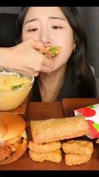 Huge Fast Food Mukbang 🍔🍟 | Double Burger, Loaded Fries & Crispy Chicken Feast | ASMR Eating Show