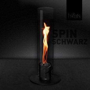 Notre beauté noire. Le feu de table SPIN est désormais également disponible en noir élégant pour votre maison. Mettez-vous à l'aise | höfats