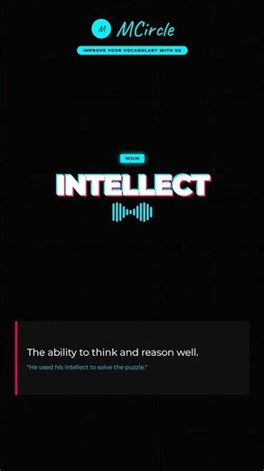 Learn English: What is Intellect? | Vocabulary Shorts