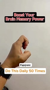 3.5K views · 12K reactions | Healthy Tips Boost your brain memory power try this exercise #papsjvanz #massagetherapist #massagetherapy #massage | Paps Jvanz | Facebook