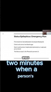 Medical Emergency When a Seizure Lasts 5 Minutes