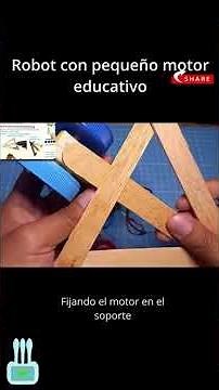 Robot casero educativo Aprende robótica con botellas y palitos rápido