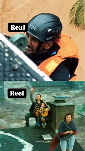 Reel vs Real. Sri Lanka Air Force Saves Lives During the Cyclone | Real Rescue Footage 🚁 #srilanka