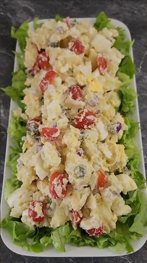 La salade de pommes de terre qui fait toujours l’unanimité 🥔 #salad #pommesdeterre #food #recipe