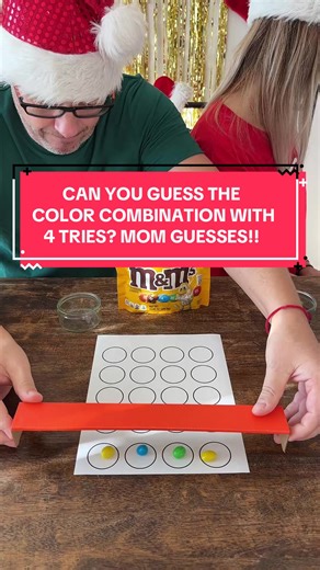 Guess the Color Combination in 4 Tries: Family Game Fun