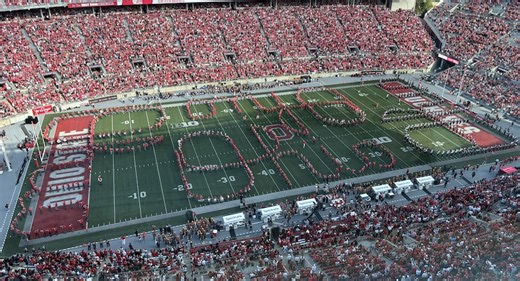 The Best Damn Band in the Land Proved to Be Just That – Again – With Quadruple Script Ohio, Celebration of National Championship