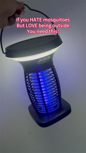 Solar Powered Wireless Bug Zapper for Summer Fun