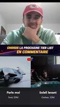 Tier list rap français 2025-2026 #shorts #rapfr #rapfrancais #tierlist #short