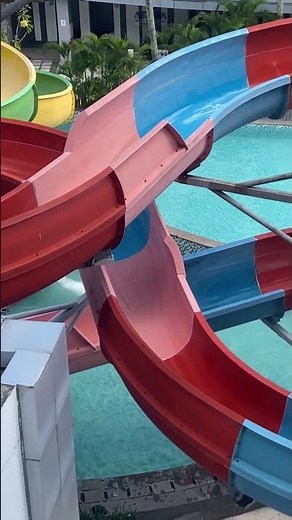 Aqua boom waterpark rides at Astara Hotel Balikpapan