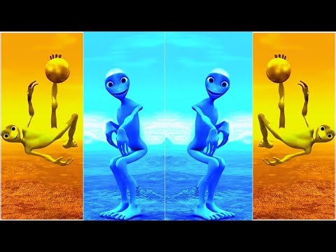 Alien Dance Party: Rainbow Groove Invasion!