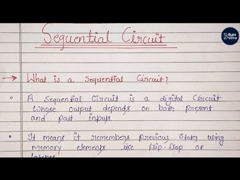 Sequential Circuit Explained | Simple Notes for Beginners | Digital Electronics