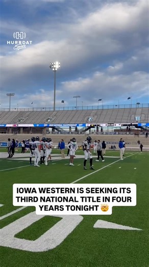 Hurrdat Sports on Instagram: "Iowa Western faces Hutchinson in the JUCO national championship tonight. The Reivers are seeking their third title in four years. Kickoff is set for 6 p.m. CT on ESPNU."