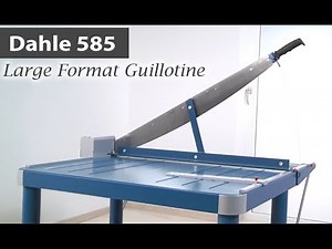 Dahle 585 Large-Format Guillotine Cutter Overview