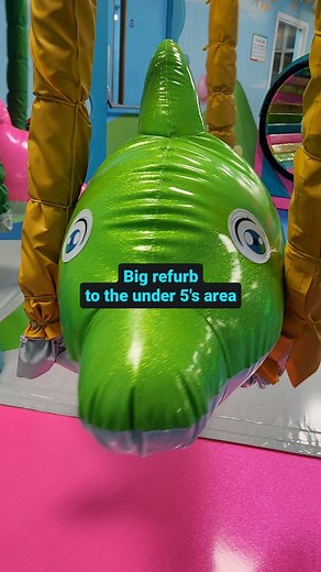 You'll love the newly refurbished under 5's area at Riverside Hub. It's now bigger, with a new Ball pool, fun ball activity walls, a ball shower, a new slide and new dolphins for the dolphin carousel 🎠 | Riverside Hub