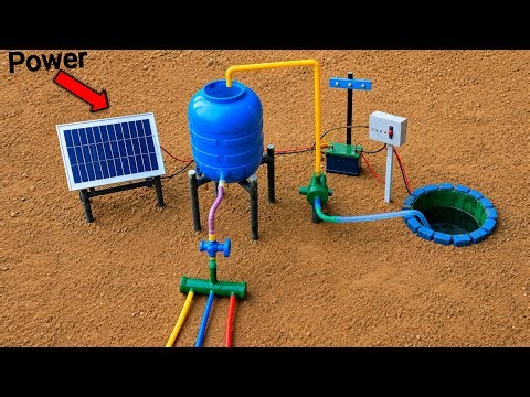 How to Make Solar Powered Water Pump System