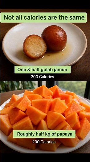How 200 Calories Look 👀✨ | Healthy vs Unhealthy Foods | Shocking Calorie Comparison