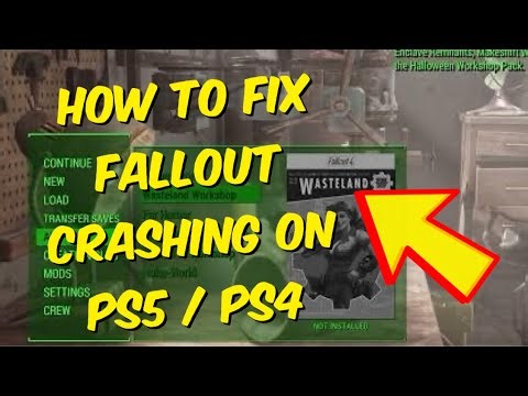 How To Fix Crashing On PS5 / PS4 For Fallout 4 | Fix Base Game & DLC Errors