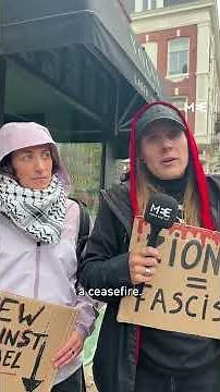 “Red line” protest in Amsterdam urges end to Israeli violence, decolonisation of Palestine