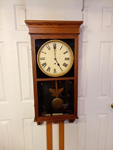 Antique Sessions Shop Country Store Box Wall Regulator No. 2 Clock, Keywind, Brass Movement, Professionally Restored, Runs Well, With Key - Etsy