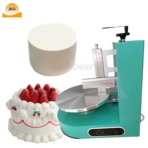 [Hot Item] Automatic Cake Icing Cream Coating Filling Machine Family Decorating Spreading Smoothing Cake Decorating Machine Cake Frosting Machine
