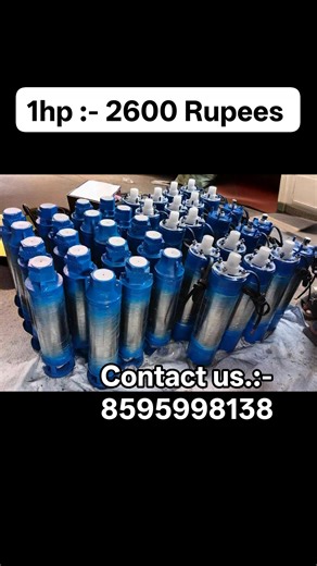 Contact us.:- 8595998138 Stock available in bulk quantity 1hp :- 2700 Rupees #taksal #submersiblepump #motors #taksalpumps #reelschallengereelschallengereelschallengereelschallenge | Submersible Pump