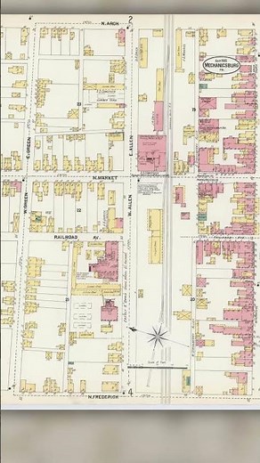 History of Mechanicsburg, Pennsylvania | Old Maps