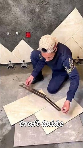 📐📏 Measuring and Cutting Tiles for Wall Installation Using Multi Angle Tool