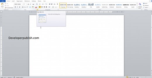 Task pane in Microsoft Word - DeveloperPublish Tutorials