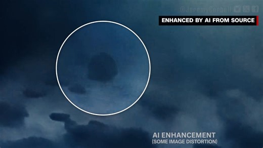 米軍が捉えたＵＦＯ？　円盤形の「未確認異常現象」の映像、ジャーナリストが公開