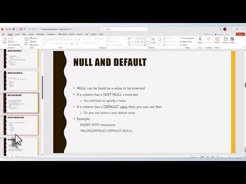 MySQL Insert, Update & Delete