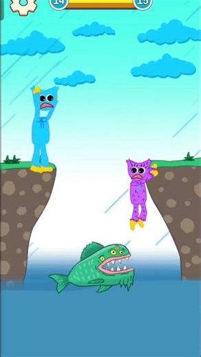 Huggy Waggy Story Game ton & jerry funny moment Hard level 🎚️#short