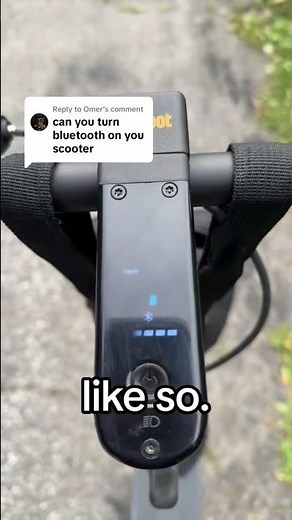 How to turn on Bluetooth on your Segway-Ninebot scooter 📲🛜🛴 #segway #ninebot #scooter #escooter