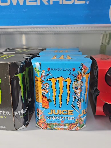 Mini Monster Energy Drinks Now at Xpress Mart Auckland