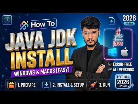 How to Install Java JDK on Windows & Mac (Latest Version) [2026]