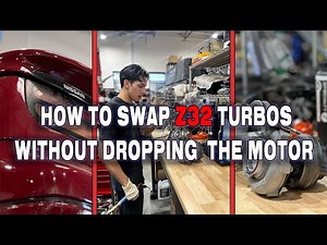 How to Swap Turbos on a 300zx without dropping the motor