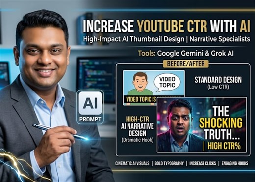 Proprompter: I will design high CTR ai youtube thumbnails for $5 on fiverr.com