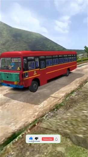 MSRTC Bus Mod for bus simulator Indonesia ‼️#trendingshorts #shortvideo #bussid #shortvideo #like