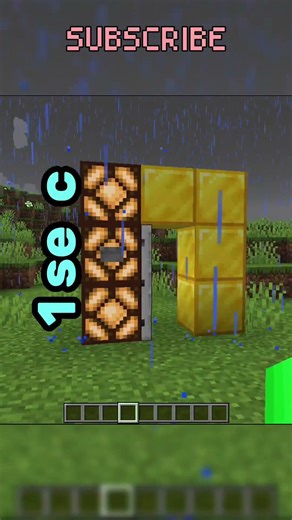 Wooden Button Are OP 🔥#minecraftshorts
